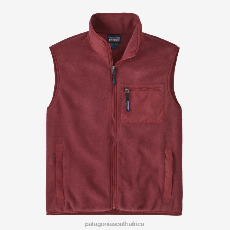 Men Synchilla Fleece Vest Sequoia Red Patagonia Apparel P6ZJ61618
