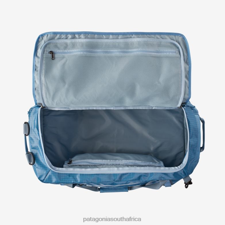 Unisex Black Hole Duffel Bag 55L Black w/Fitz Trout Patagonia Accessories P6ZJ63214