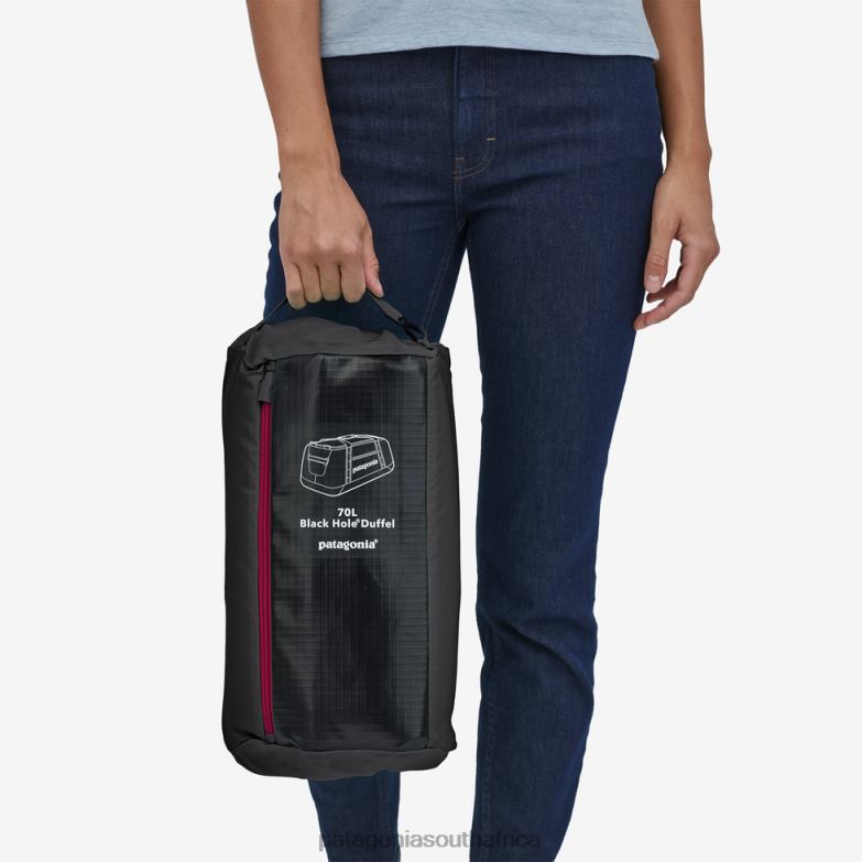 Unisex Black Hole Duffel Bag 70L Black Patagonia Accessories P6ZJ63244