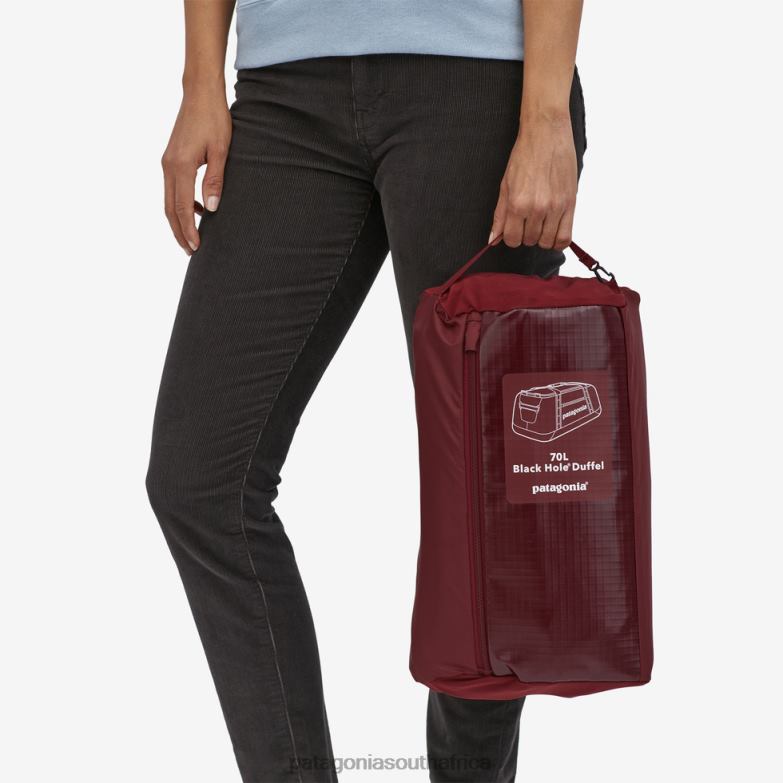 Unisex Black Hole Duffel Bag 70L Black Patagonia Accessories P6ZJ63244