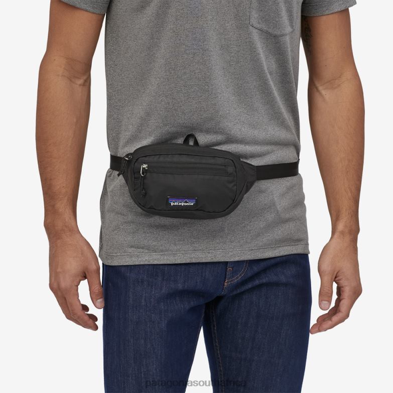 Unisex Ultralight Black Hole Mini Hip Pack 1L Black Patagonia Accessories P6ZJ63230