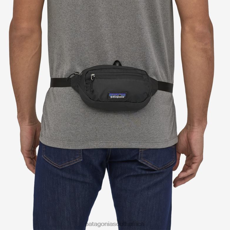 Unisex Ultralight Black Hole Mini Hip Pack 1L Black Patagonia Accessories P6ZJ63230