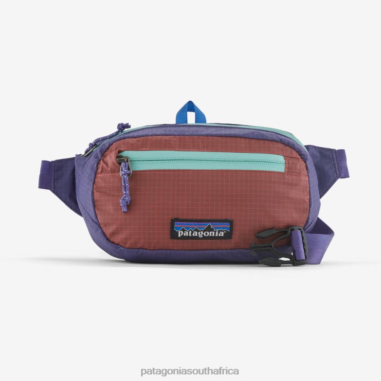 Unisex Ultralight Black Hole Mini Hip Pack 1L Perennial Purple Patagonia Accessories P6ZJ63232