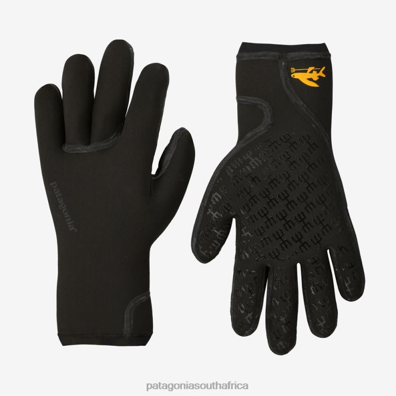 Unisex R3 Yulex Gloves Black Patagonia Accessories P6ZJ63355