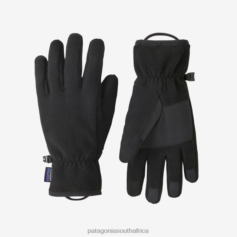 Women Synchilla Fleece Gloves Black Patagonia Accessories P6ZJ61384