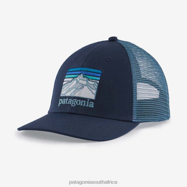 Women Line Logo Ridge LoPro Trucker Hat New Navy Patagonia Accessories P6ZJ61310