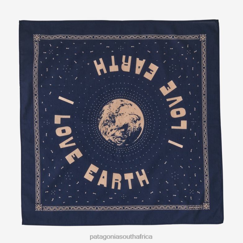 Women Bandana Earth Love: Sound Blue Patagonia Accessories P6ZJ61354