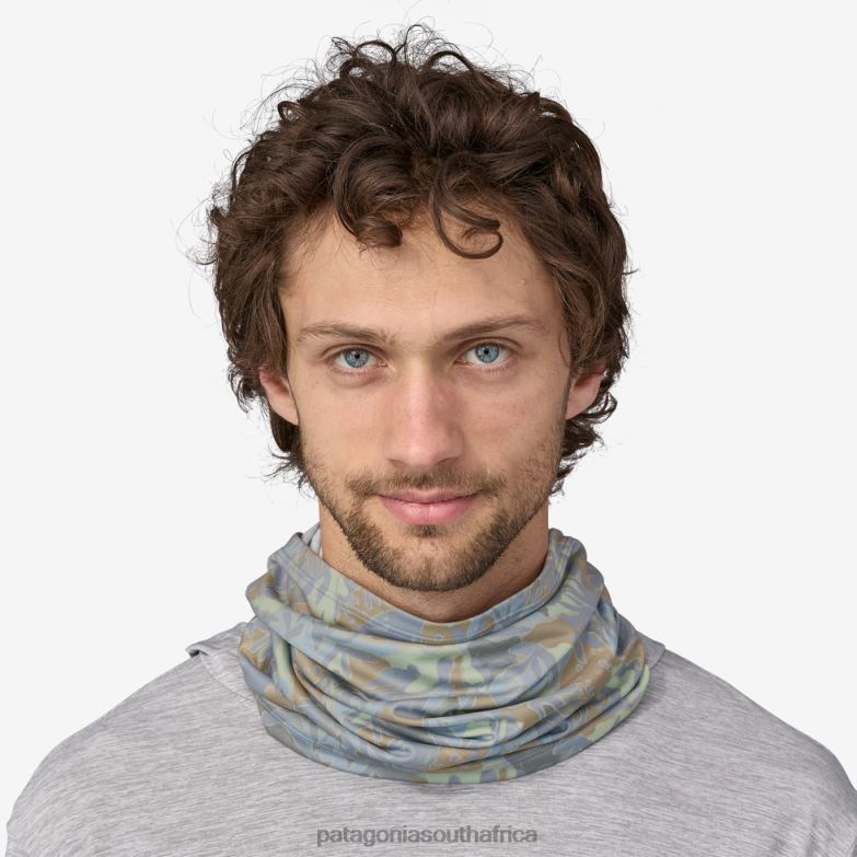 Women UPF Sun Mask Lands and Waters: Light Plume Grey Patagonia Accessories P6ZJ61287