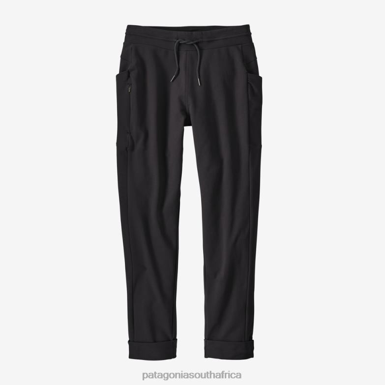 Women Organic Cotton Roaming Joggers Black Patagonia Apparel P6ZJ6961