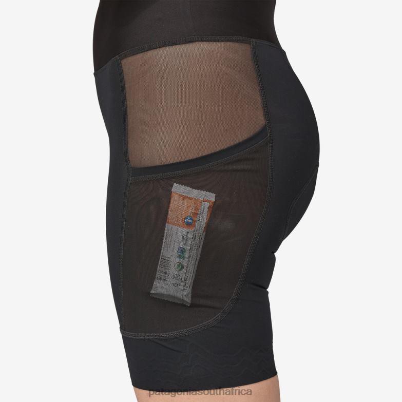 Women Dirt Roamer Liner Bike Bibs Black Patagonia Apparel P6ZJ6121