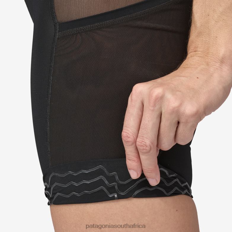Women Dirt Roamer Liner Bike Bibs Black Patagonia Apparel P6ZJ6121