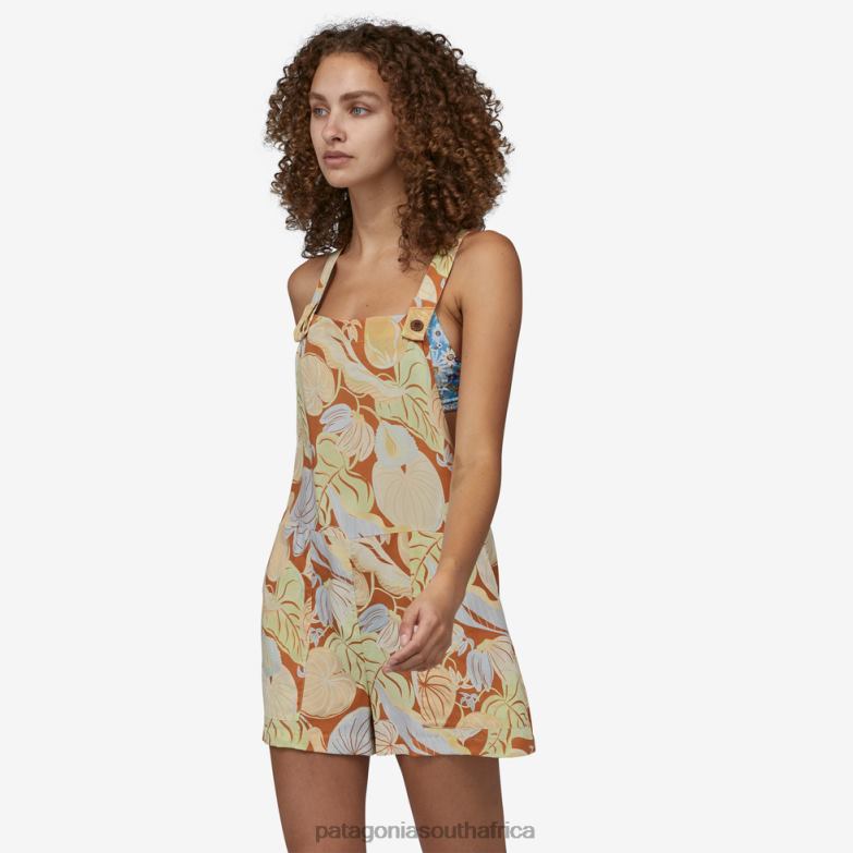 Women Pataloha Romper e'imiola: Fertile Brown Patagonia Apparel P6ZJ6120