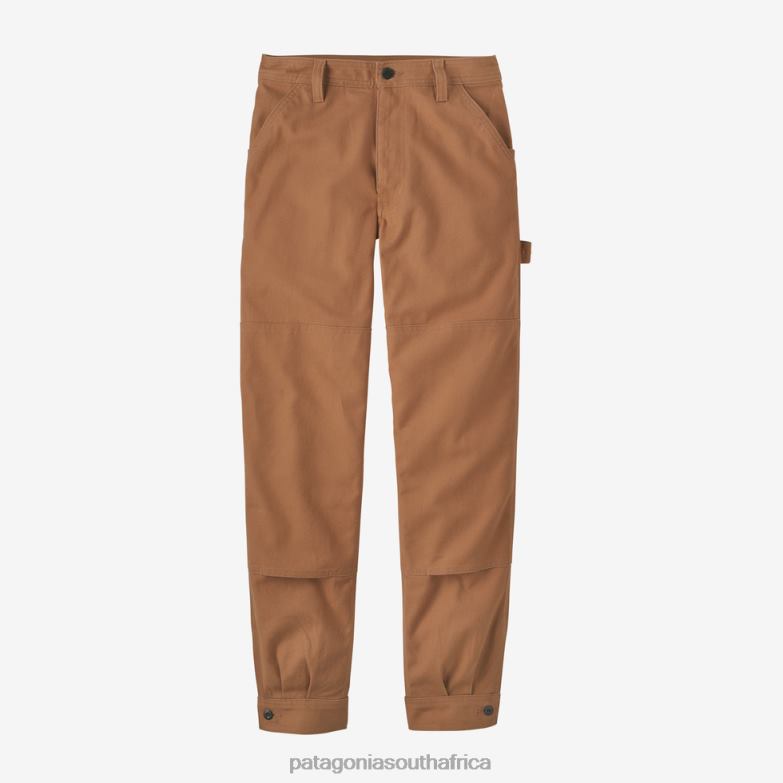 Women All Seasons Hemp Canvas Double Knee Pants-Regular Trip Brown Patagonia Apparel P6ZJ61002