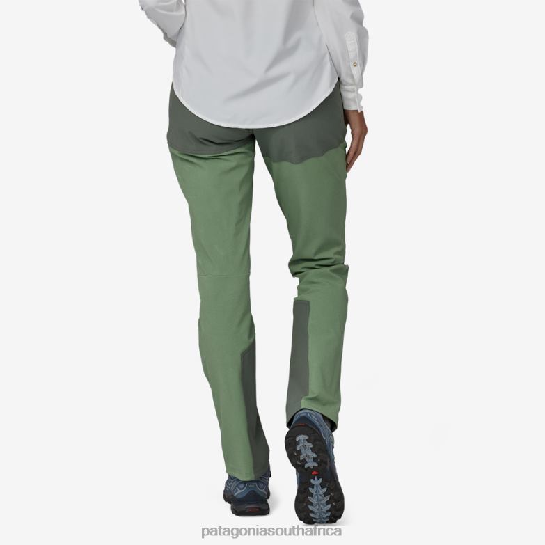 Women Altvia Alpine Pants-Short Sedge Green Patagonia Apparel P6ZJ6995