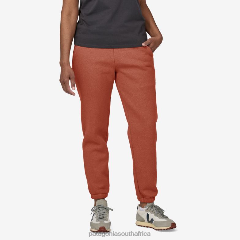 Women Fitz Roy Icon Uprisal Sweatpants Quartz Coral Patagonia Apparel P6ZJ61025