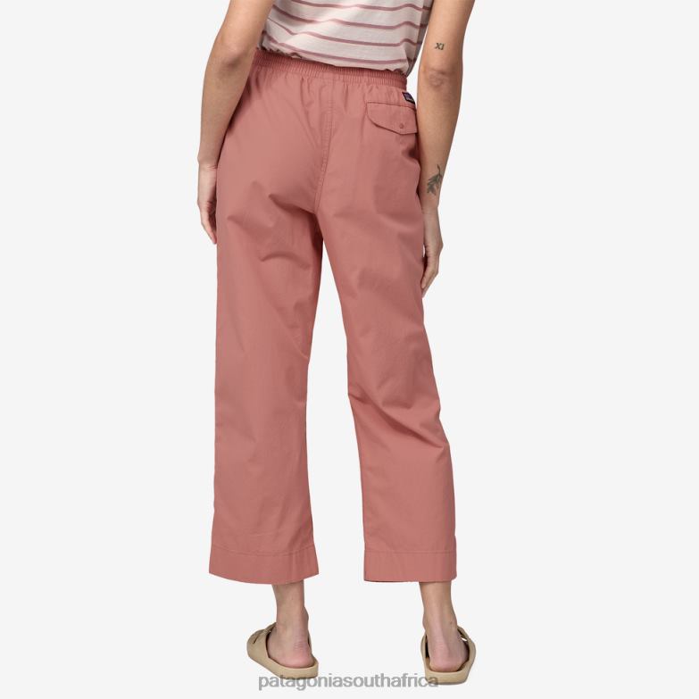Women Funhoggers Cotton Pants Sunfade Pink Patagonia Apparel P6ZJ61015