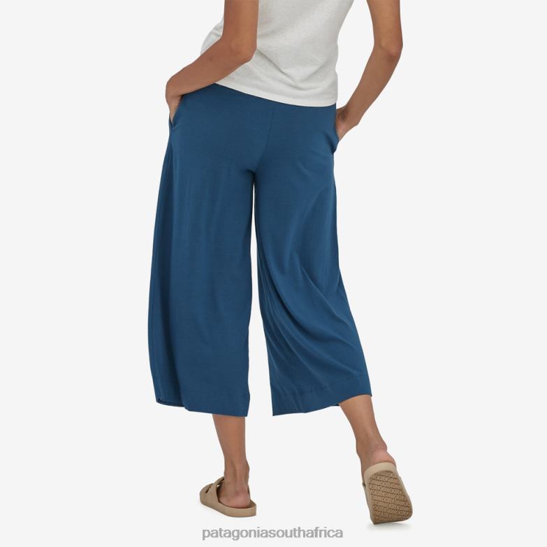 Women Kamala Cropped Pants Basin Green Patagonia Apparel P6ZJ6945