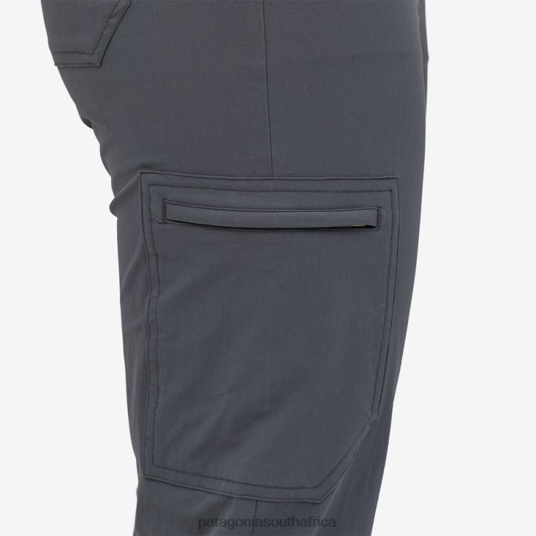 Women Skyline Traveler Pants-Short Black Patagonia Apparel P6ZJ6954