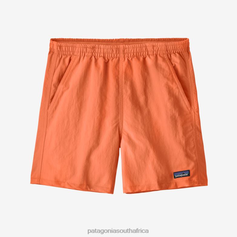 Women Baggies Shorts-5" Tigerlily Orange Patagonia Apparel P6ZJ615