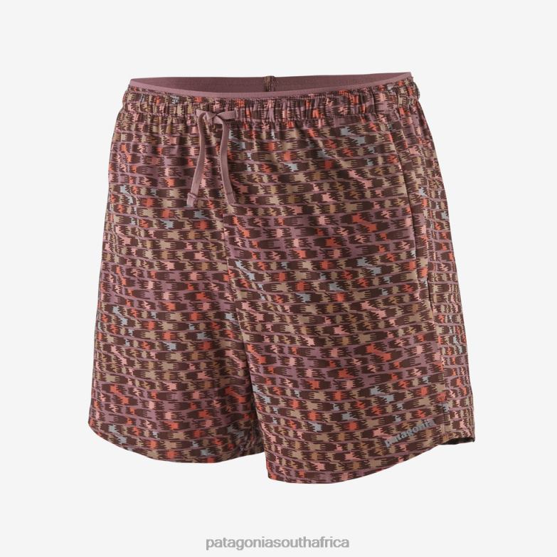 Women Multi Trails Shorts-5 1/2" Intertwined Hands: Evening Mauve Patagonia Apparel P6ZJ633