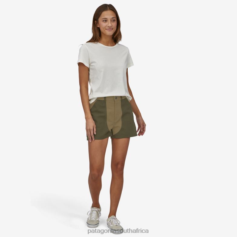 Women Regenerative Organic Certified Cotton Stand Up Shorts-3 1/2