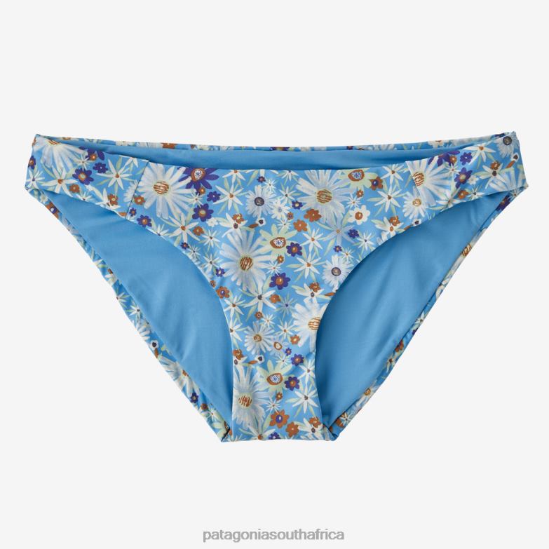 Women Sunamee Bikini Bottoms Primavera: Lago Blue Patagonia Apparel P6ZJ61213