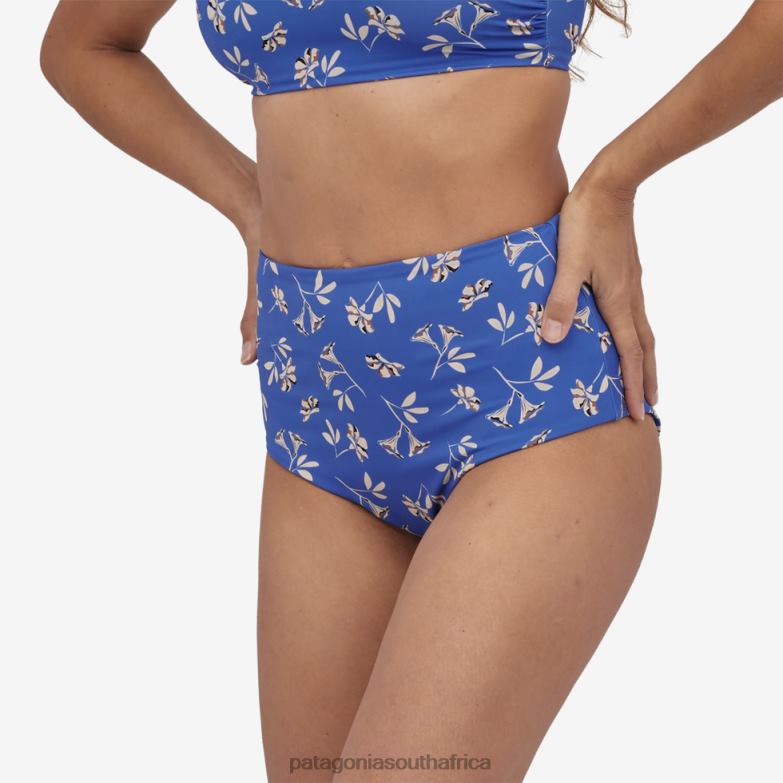 Women Sunrise Slider Bikini Bottoms Quito: Float Blue Patagonia Apparel P6ZJ61220