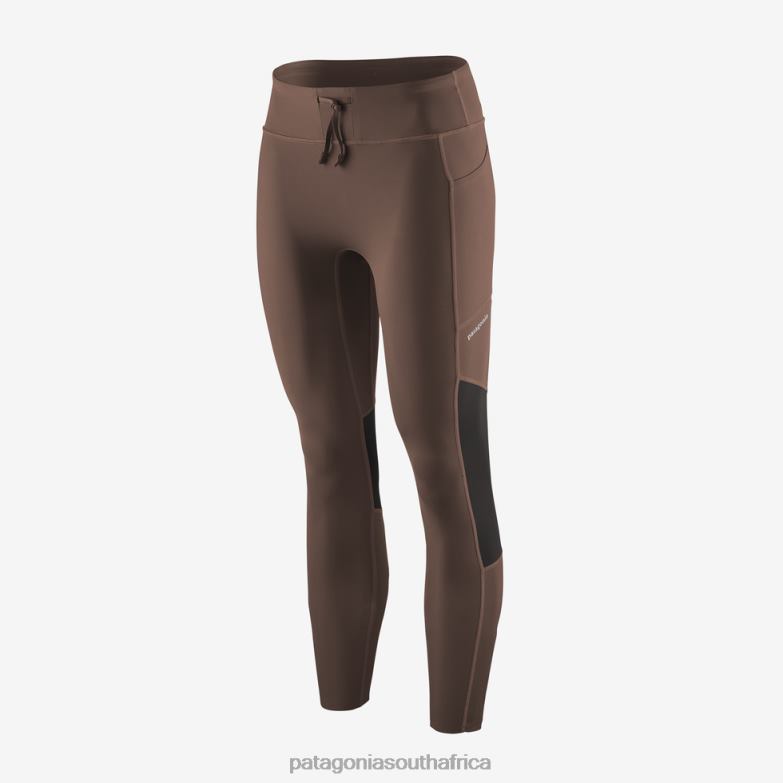 Women Endless Run 7/8 Tights Cone Brown Patagonia Apparel P6ZJ6999