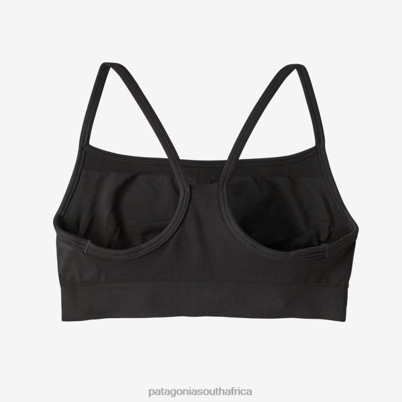 Women Active Mesh Bra Black Patagonia Apparel P6ZJ61245