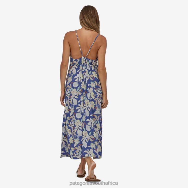 Women Pataloha Strappy Dress Island Currents: Ink Black Patagonia Apparel P6ZJ61155