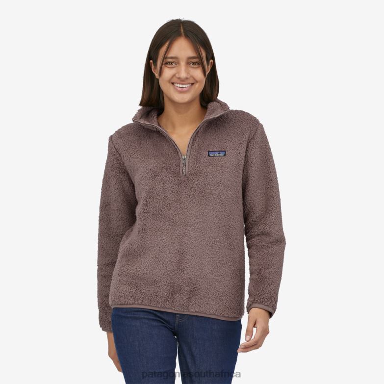 Women Los Gatos Fleece 1/4-Zip Dusky Brown Patagonia Apparel P6ZJ6437