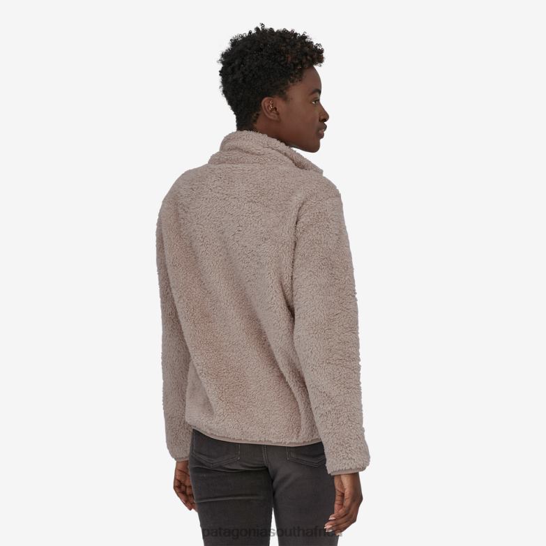 Women Los Gatos Fleece 1/4-Zip Shroom Taupe Patagonia Apparel P6ZJ6436