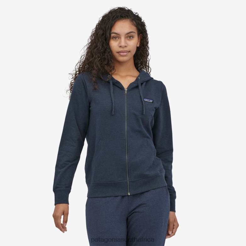 Women Ahnya Full-Zip Fleece Hoody Smolder Blue Patagonia Apparel P6ZJ6242