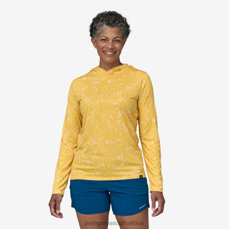 Women Capilene Cool Daily Hoody Abundance: Surfboard Yellow Patagonia Apparel P6ZJ6712