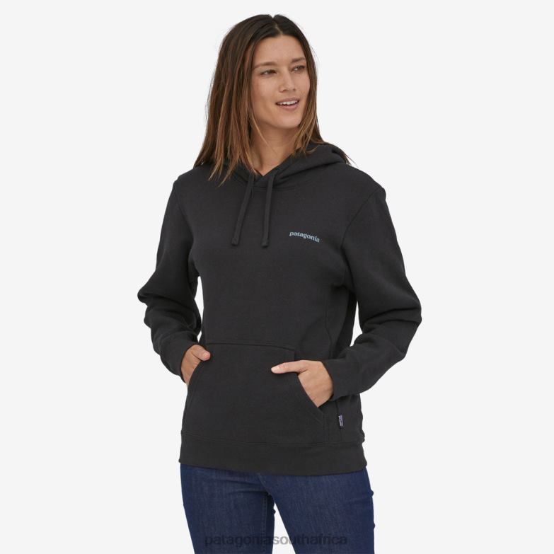Women Fitz Roy Icon Uprisal Hoody Ink Black Patagonia Apparel P6ZJ6479