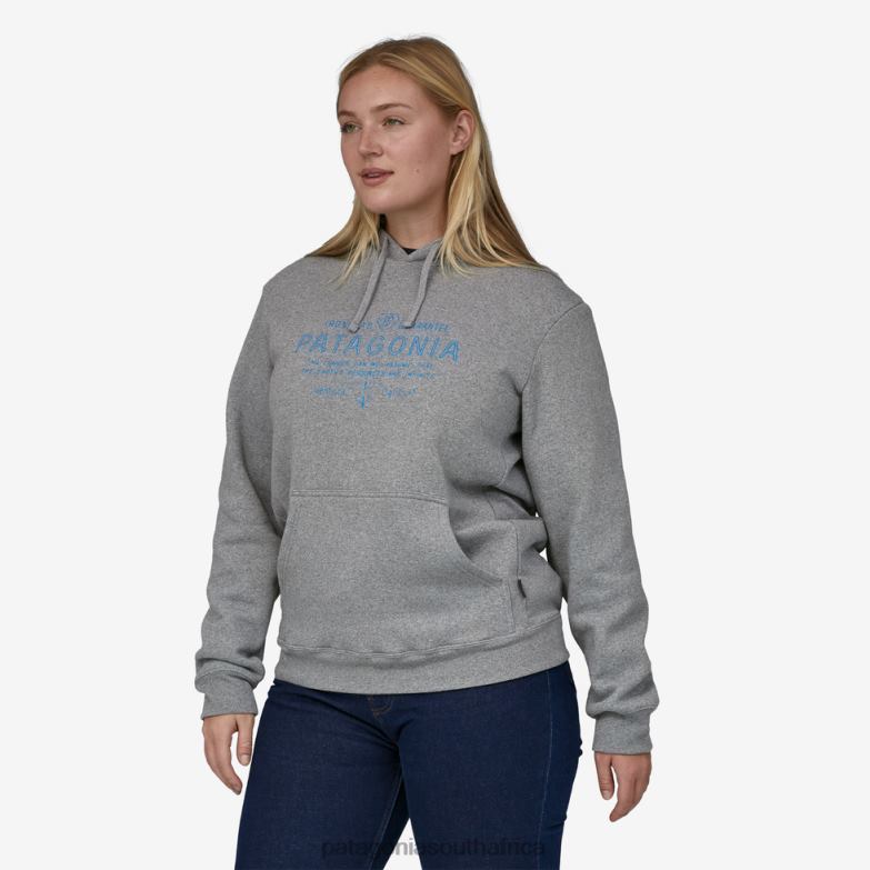 Women Forge Mark Uprisal Hoody Gravel Heather Patagonia Apparel P6ZJ6553