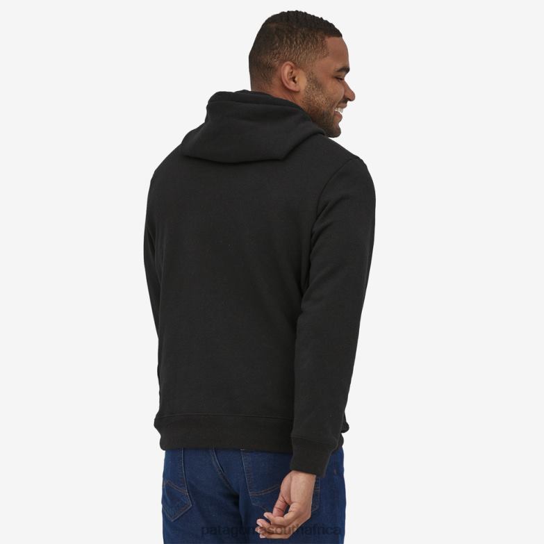 Women Line Logo Ridge Stripe Uprisal Hoody Ink Black Patagonia Apparel P6ZJ6495