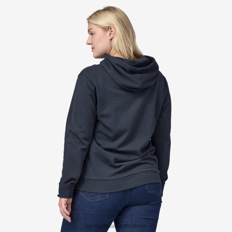 Women Regenerative Organic Certified Cotton Hoody Sweatshirt Tidepool Blue Patagonia Apparel P6ZJ6502