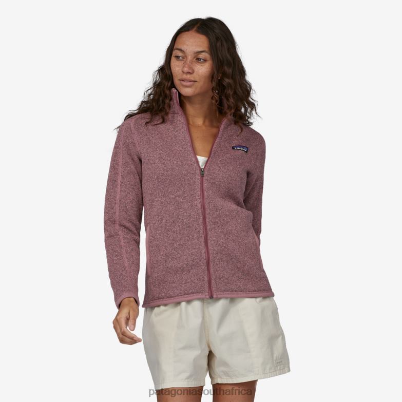 Women Better Sweater Fleece Jacket Evening Mauve Patagonia Apparel P6ZJ6217