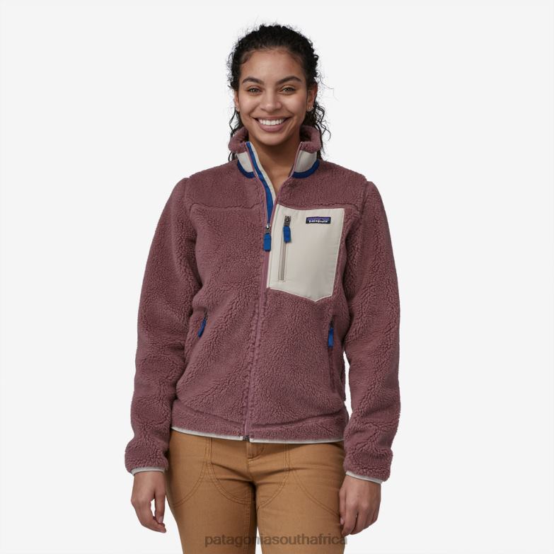 Women Classic Retro-X Fleece Jacket Evening Mauve Patagonia Apparel P6ZJ6318