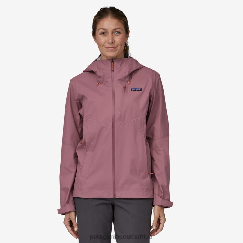 Women Granite Crest Rain Jacket Evening Mauve Patagonia Apparel P6ZJ6187