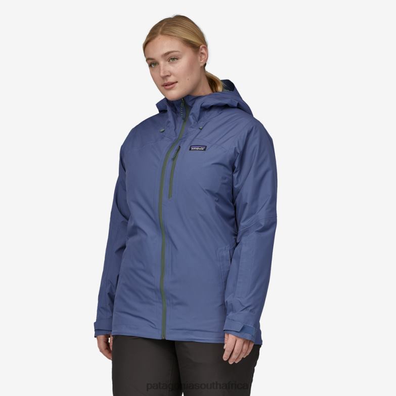 Women Insulated Powder Town Jacket Hemlock Green Patagonia Apparel P6ZJ6350