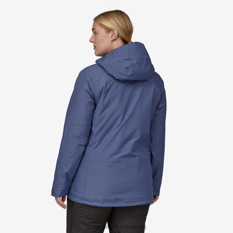 Women Insulated Powder Town Jacket Hemlock Green Patagonia Apparel P6ZJ6350