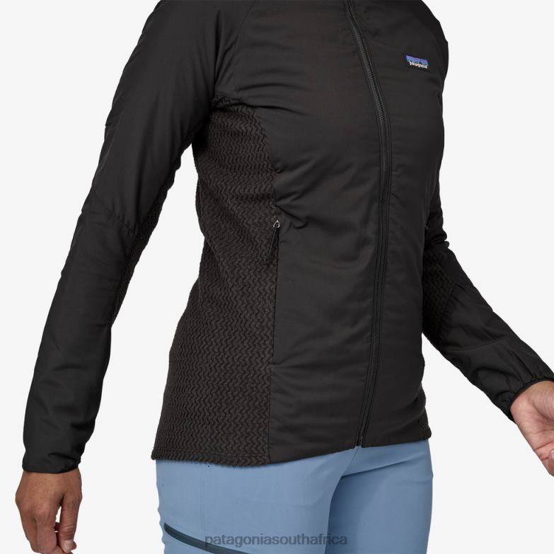 Women Nano-Air Light Hybrid Jacket Black Patagonia Apparel P6ZJ6175