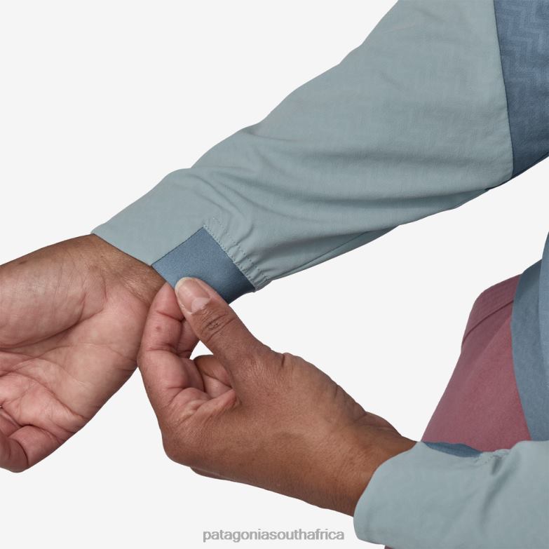 Women R1 CrossStrata Jacket Quartz Coral Patagonia Apparel P6ZJ6194