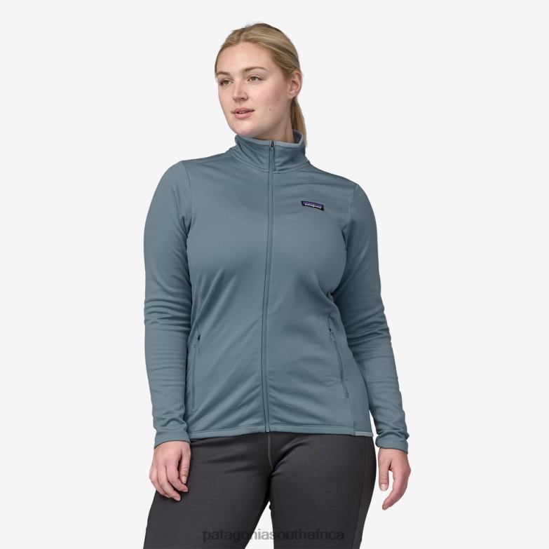 Women R1 Daily Jacket Ink Black - Black X-Dye Patagonia Apparel P6ZJ6245