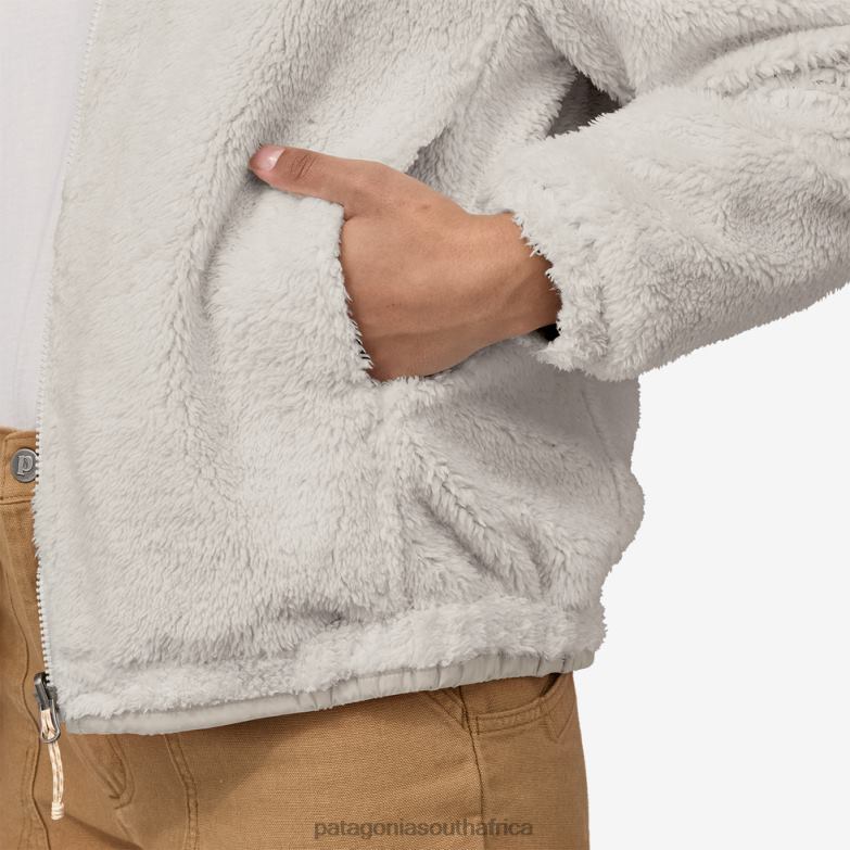 Women Reversible Cambria Fleece Jacket Dyno White Patagonia Apparel P6ZJ6166