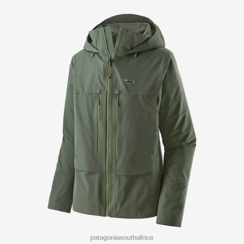 Women Swiftcurrent Wading Jacket Hemlock Green Patagonia Apparel P6ZJ6334