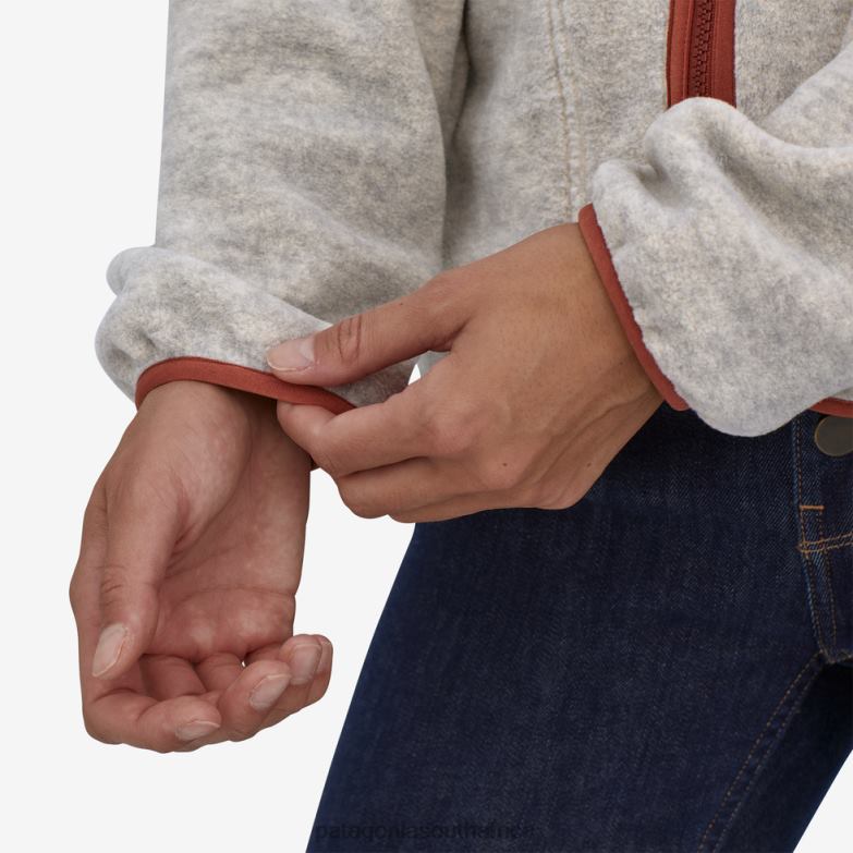 Women Synchilla Fleece Cardigan Jacket Oatmeal Heather Patagonia Apparel P6ZJ6606