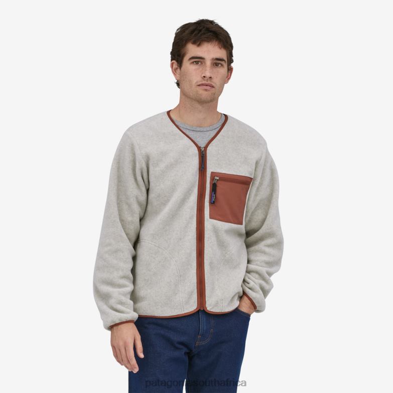 Women Synchilla Fleece Cardigan Jacket Oatmeal Heather Patagonia Apparel P6ZJ6606